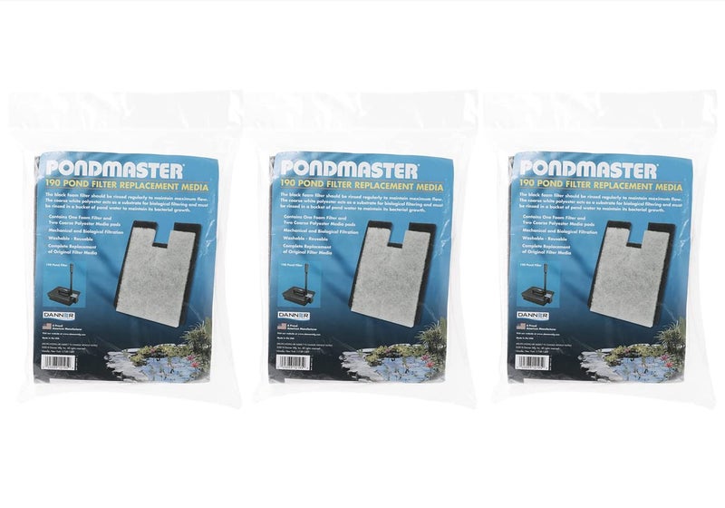 PONDMASTER Danner Pondmaster Coarse Foam Pad Replacement Filters #12195 (3 Packages) - Image 1